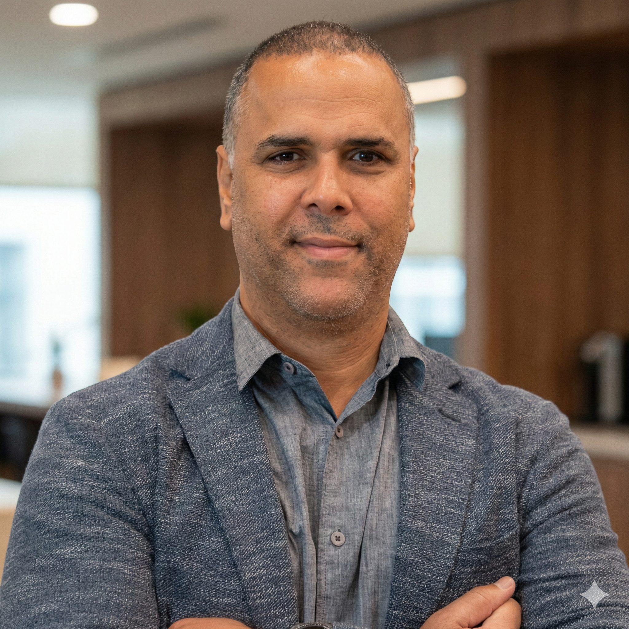 Foto de Cezar Santos, fundador da All2Data e idealizador do Chat2Law